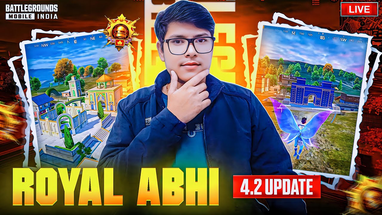 Aaj Maja Aayega 😍 | BGMI 4.2 UPDATE LIVE 🔴 Conquer rank push ☠️ Royal Abhi live