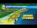 Holiday weekend storm threat