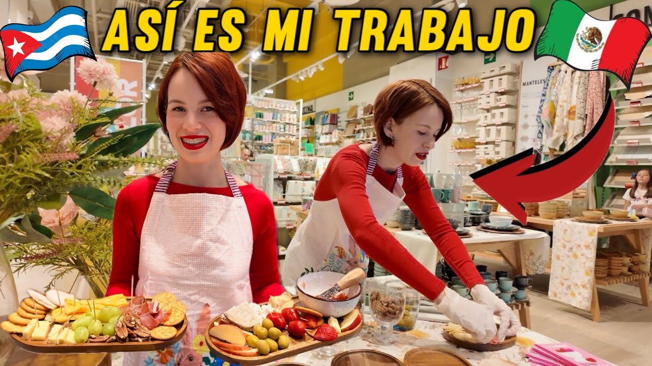 🇨🇺 CUBANA en MÉXICO trabaja como DEMOSTRADORA de COCINA 🧑‍🍳POR PRIMERA VEZ 🇲🇽