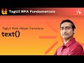 TagUI Helper Functions Text