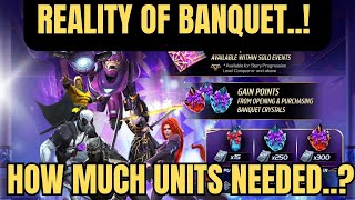 Reality Of Greater Banquet Event And Your Units Spends Mcoc Marvel Contest Of Champions