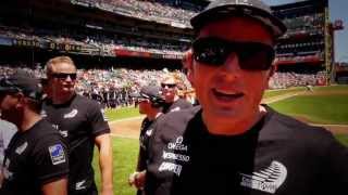 ETNZ  AC Day with the Giants. “Take us out to the ballgame”