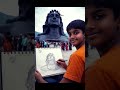 # I went to adiyogi statue and did a live drawing of adiyogi statue #