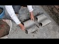 Ideas Step By Step With Cement For You - Tip Build a Plant Pots From Fiber Cement Roof Easy