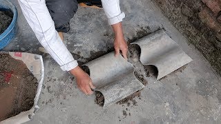 Ideas Step By Step With Cement For You - Tip Build a Plant Pots From Fiber Cement Roof Easy by Mixers Construction 4,243,662 views 4 years ago 13 minutes, 54 seconds