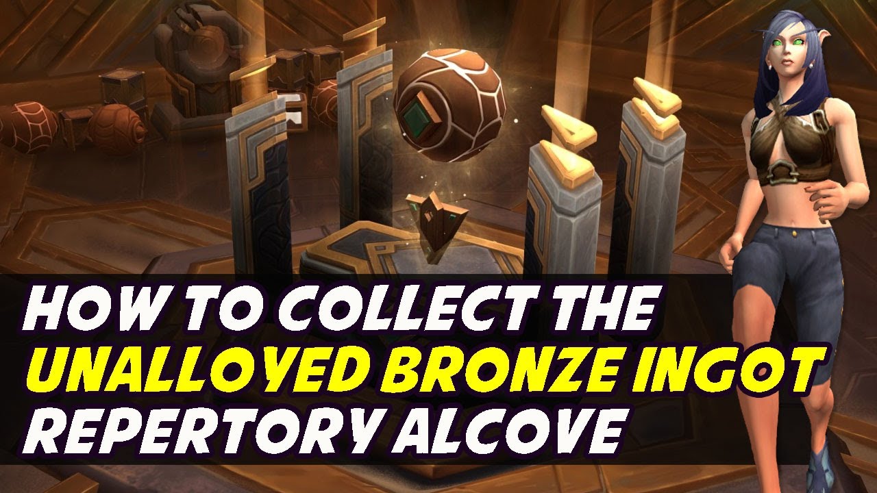 Unalloyed Bronze Ingot Repertory Alcove YouTube