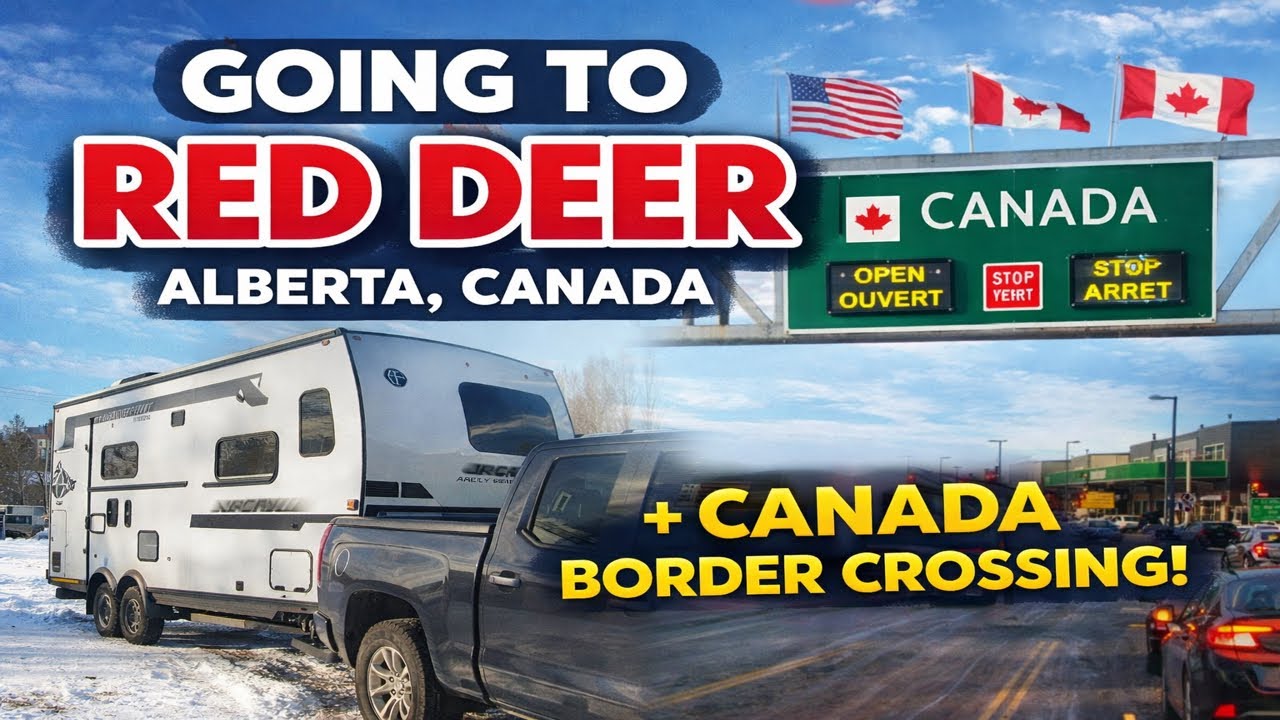 RV transport to Red Deer Alberta. How to deliver to Canada. 