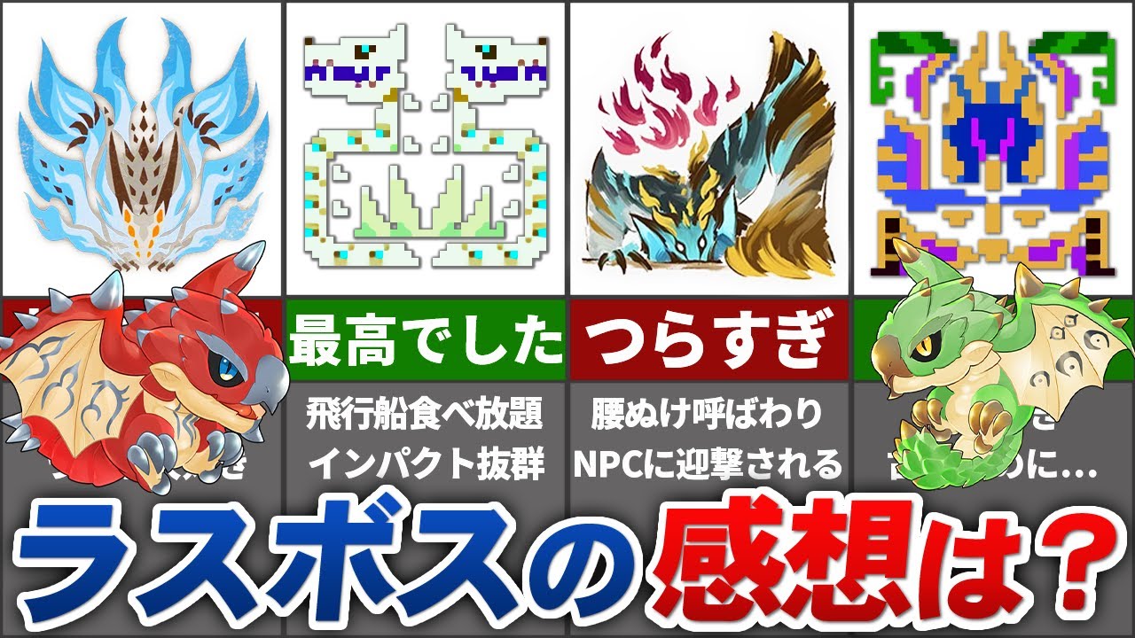 歴代のラスボスたちに当時の心境を聞きに行ってみた【モンハン】