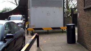 Fly through from North Gate of BBC Television Centre to the Restaurant Building.