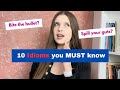 10 idioms that you must know  learn real english