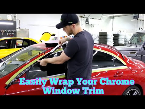 EASILY Cover The Chrome Window Trim On Your Car