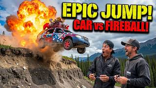 We Launched Danny Duncan & Bam Margera’s Van Off an Alaskan Cliff (With Fireballs)