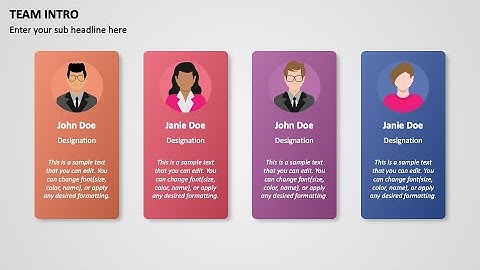 Team intro Animated Presentation Slides