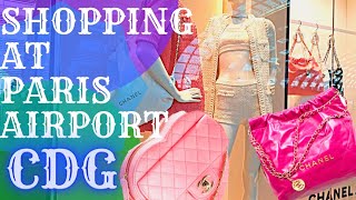 CDG PARIS AIRPORT SHOPPING VLOG ✈ LOUIS VUITTON ✈ HERMES ✈ DIOR