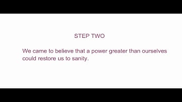 Step 2 - Narcotics Anonymous Original Basic Text - Grey Book