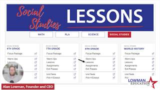 Social Studies Lessons Preview | TEKS-Aligned Instruction | Lowman Education