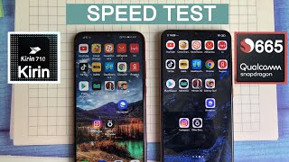 Kirin 710 против Snapdragon 665 speed test