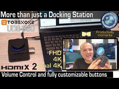 The Dual 4K Docking Station you’ll want for traveling UDS060 TobenONE, compact, powerful, convenient