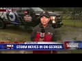 Storm moves in on Georgia
