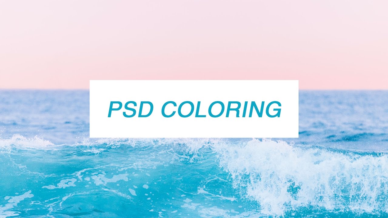 Psd Colorings How To Use Them Youtube