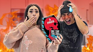 GIVING MY BOYFRIEND THE WORLD'S HOTTEST CHIP PRANK! *GONE WRONG*