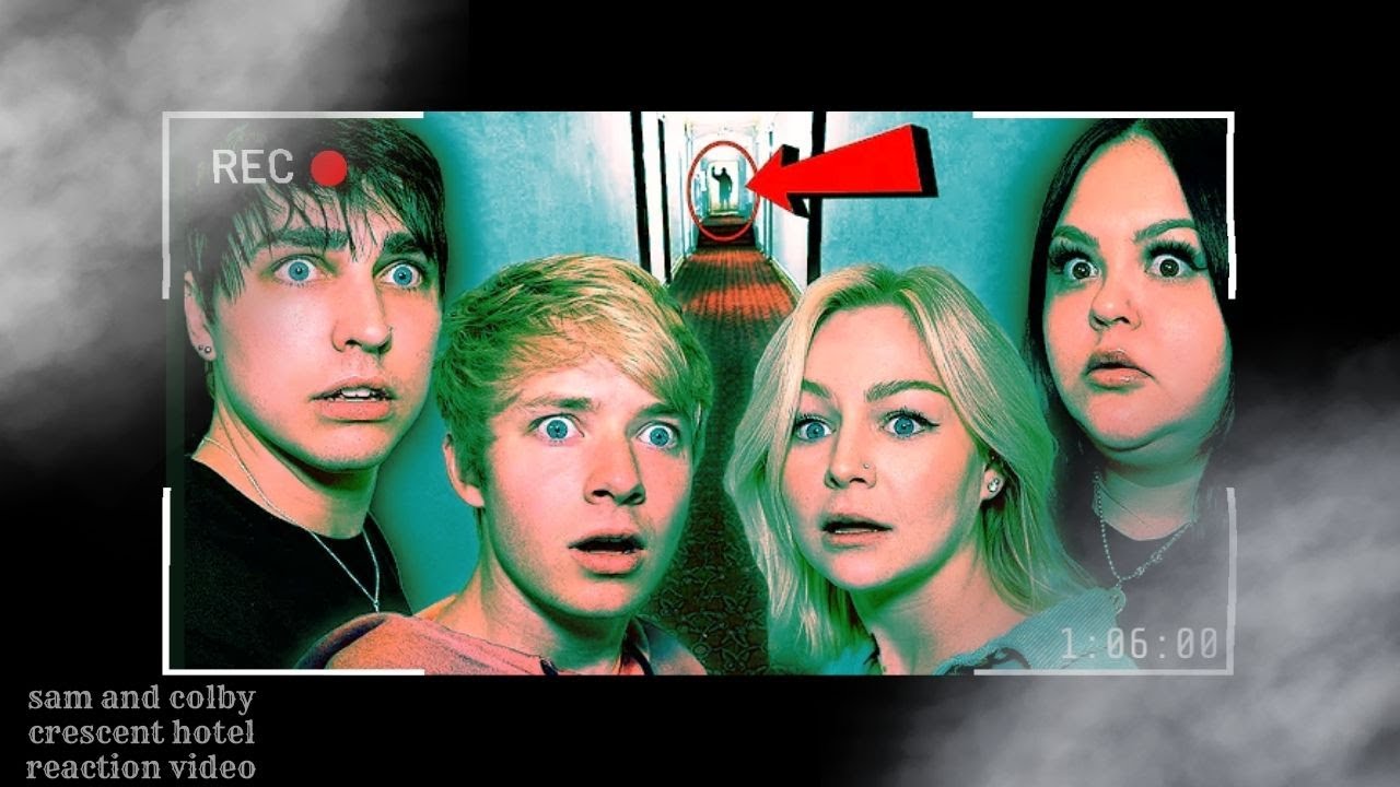 haunted reacts: Sam and Colby Cresent hotel Part 1