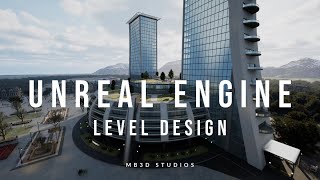 Unreal Engine 5 Level Design Using CityBLD &amp; Kitbash