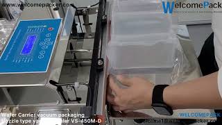WELCOMEPACK / Wafer carrier vacuum packaging / Nozzle type vacuum sealer VS-450M-D