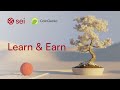 Sei  coingecko learn and earn  check eligibility  claim 50 staked sei tokens  value 12