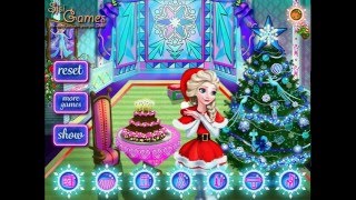 NEW мультик онлайн для девочек—Эльза рождественский дом—Игры для детей screenshot 2