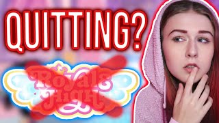 quitting roblox royale high