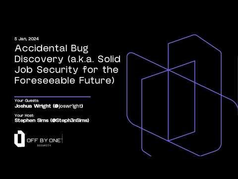 Accidental Bug Discovery (a.k.a. Solid Job Security for the Foreseeable Future)