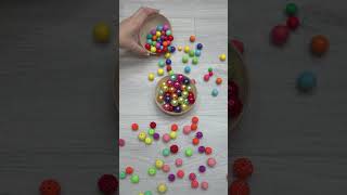 Colorful Wooden Balls, Pearls and Beads Oddly Satisfying