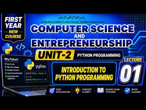 Introduction to Python Programming | First year computer science ...