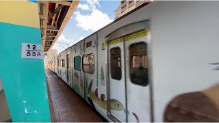 2203次EMU800「里山彩繪列車2.0」進入汐止站