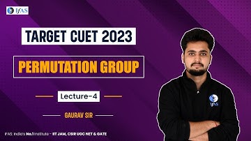 Permutation Group in Group Theory | Target CUET 2023