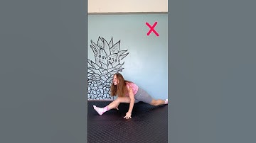 FRONT SPLIT🔥 Easy Peasy Tutorial👌🏻 #gymnast #howto #howtolearngymnastics #frontsplit #splits