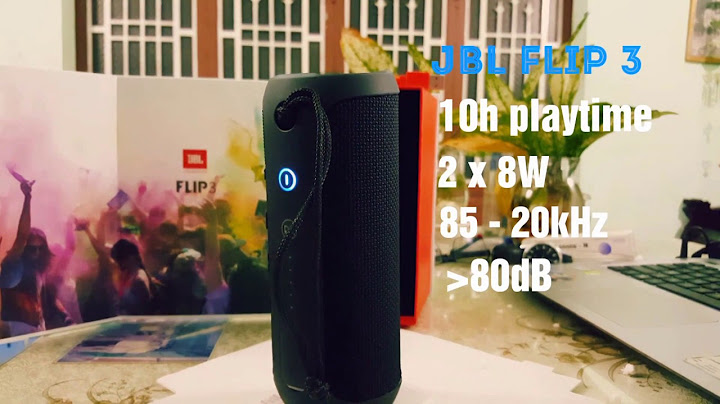 Loa bluetooth jbl flip 3 16w đánh giá năm 2024