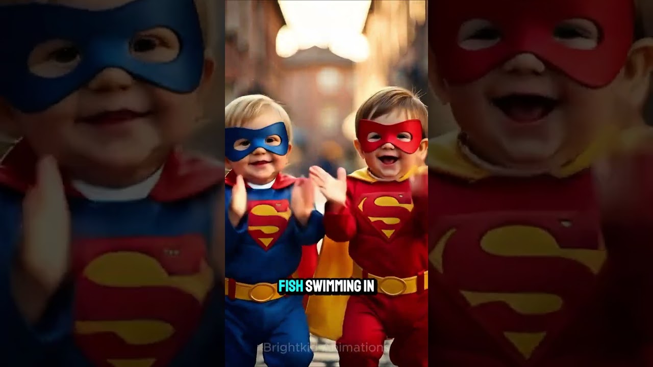 4k l Dudi Dudi Dam Dam | Cute Kids Super Heroes Dancing on Dudi Dudi Dam Dam Song | 