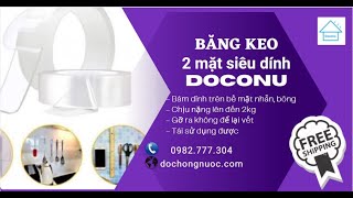 băng keo 2 mặt dán tường chịu lực
