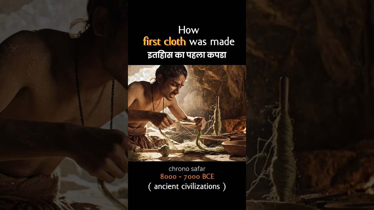 How India's first cloth was made 🔥 | 
