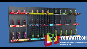 Shelf led display smartshelf led price tag led banner bar Shenzhen Yonwaytech led display facotry
