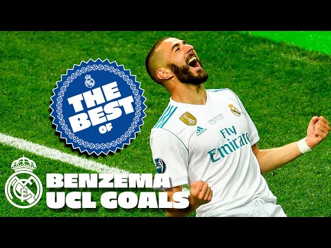 كريم بنزيمة أفضل أهداف دوري أبطال أوروبا في ريال مدريد