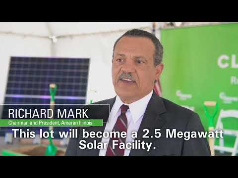 Breaking ground on the East St. Louis Solar Energy Center