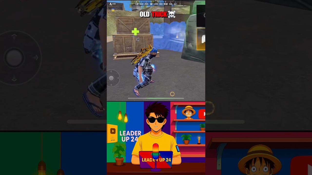 free fire old trick br ranked camping place🫵💀🥶ll