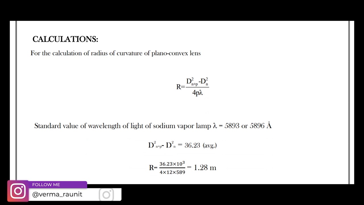 To determine wavelength of sodium light using Newton's Rings. | E-manuals