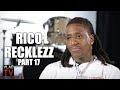 Rico Recklezz on Getting Arrested After Akademiks Reposted Video of Him with Guns (Part 17)