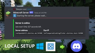 How To Setup and Run Aternos Discord Bot LOCALLY (Windows 10 & 11)