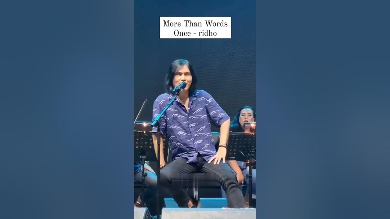 MORE THAN WORDS versi Once Mekel dan Ridho Slank ga kalah keren dari EXTREME #once #slank #extreme
