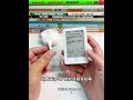Famue 2.7 Inch E-ink Screen MP3 Player 64GB Mini E-book Reader Bluetooth No Blue Light Eye